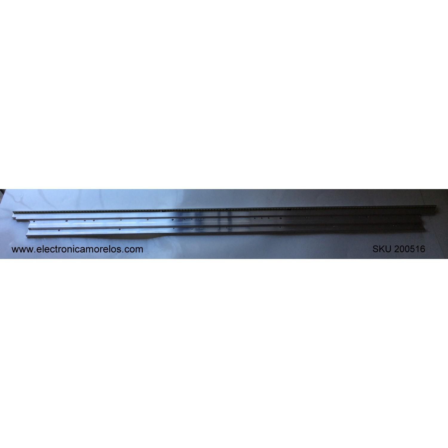 KIT DE LED PARA TV / NUMERO DE PARTE 55"ART TV REV 0.4 1 L-TYPE / 6920L-0001C / 6922L-0028A / MODELOS 55L7200U / 55LM8600 / PANEL'S LC550EUH(PE)(F1) / LC550EUG(PE)(F1) 
